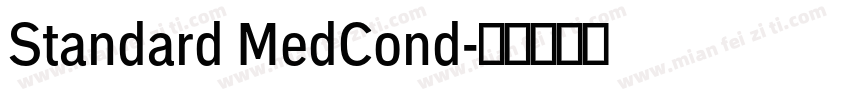 Standard MedCond字体转换